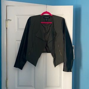 Lane Bryant: camo green bomber jacket